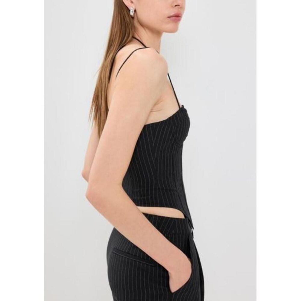Lioness Women's Black and Navy Corset - Picture 4 of 4